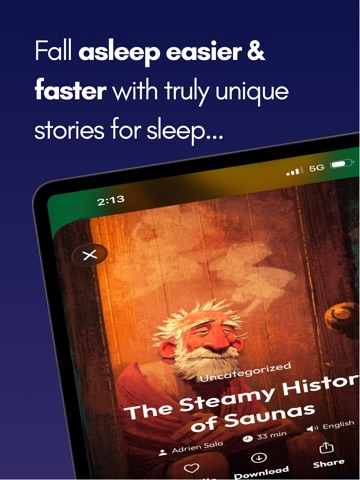 WikiSleep: Sleep Stories iPad screenshot