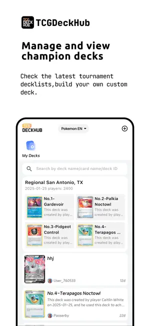 TCGDeckHub screenshot 3