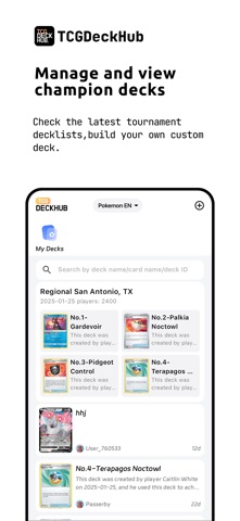 TCGDeckHub Screenshot 3 of 4