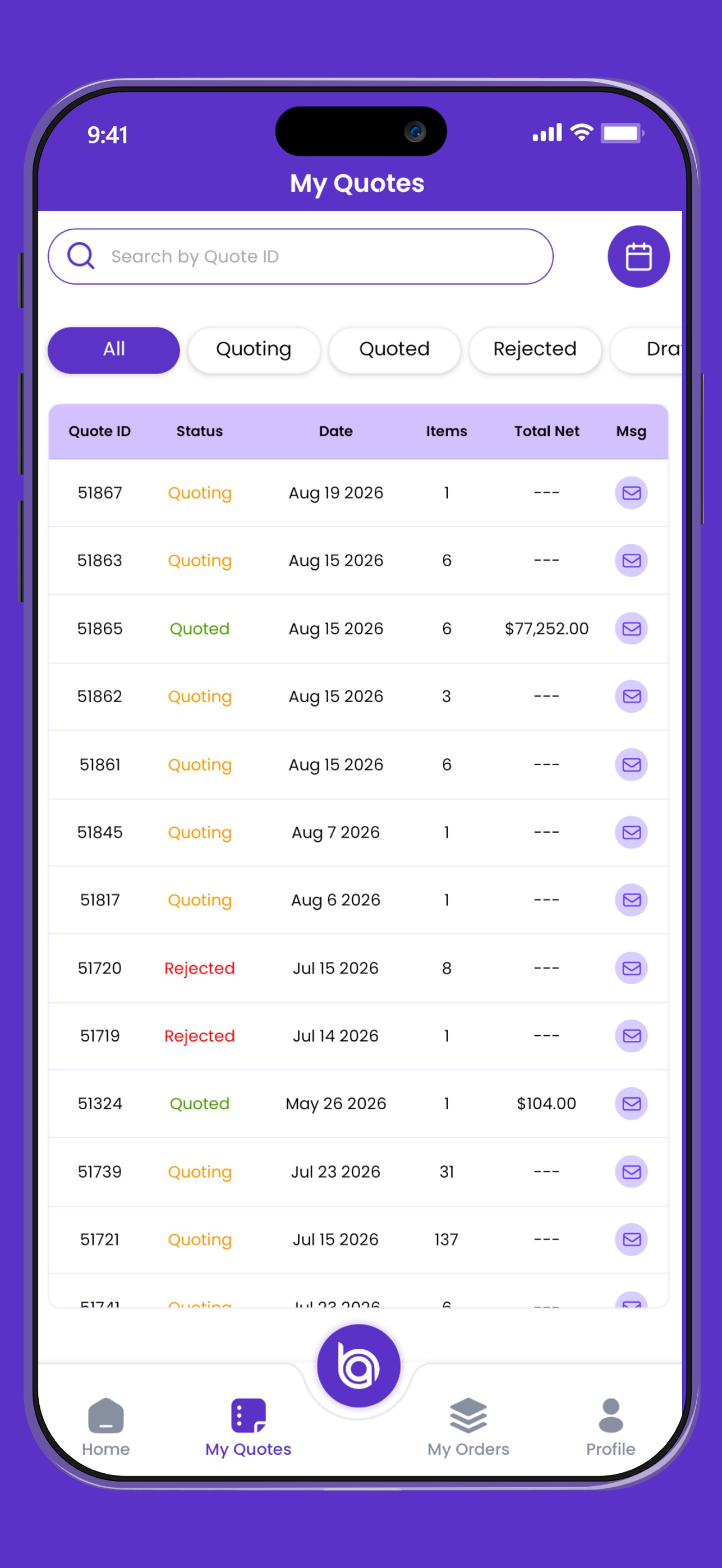 Screenshot 5 of Quote-N-Buy