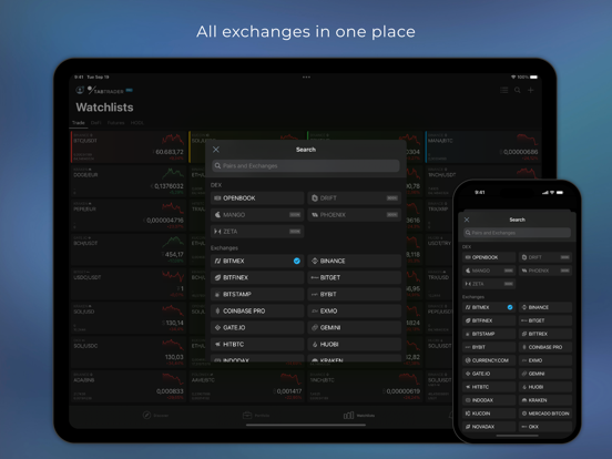 TabTrader - crypto terminal iPad app afbeelding 8