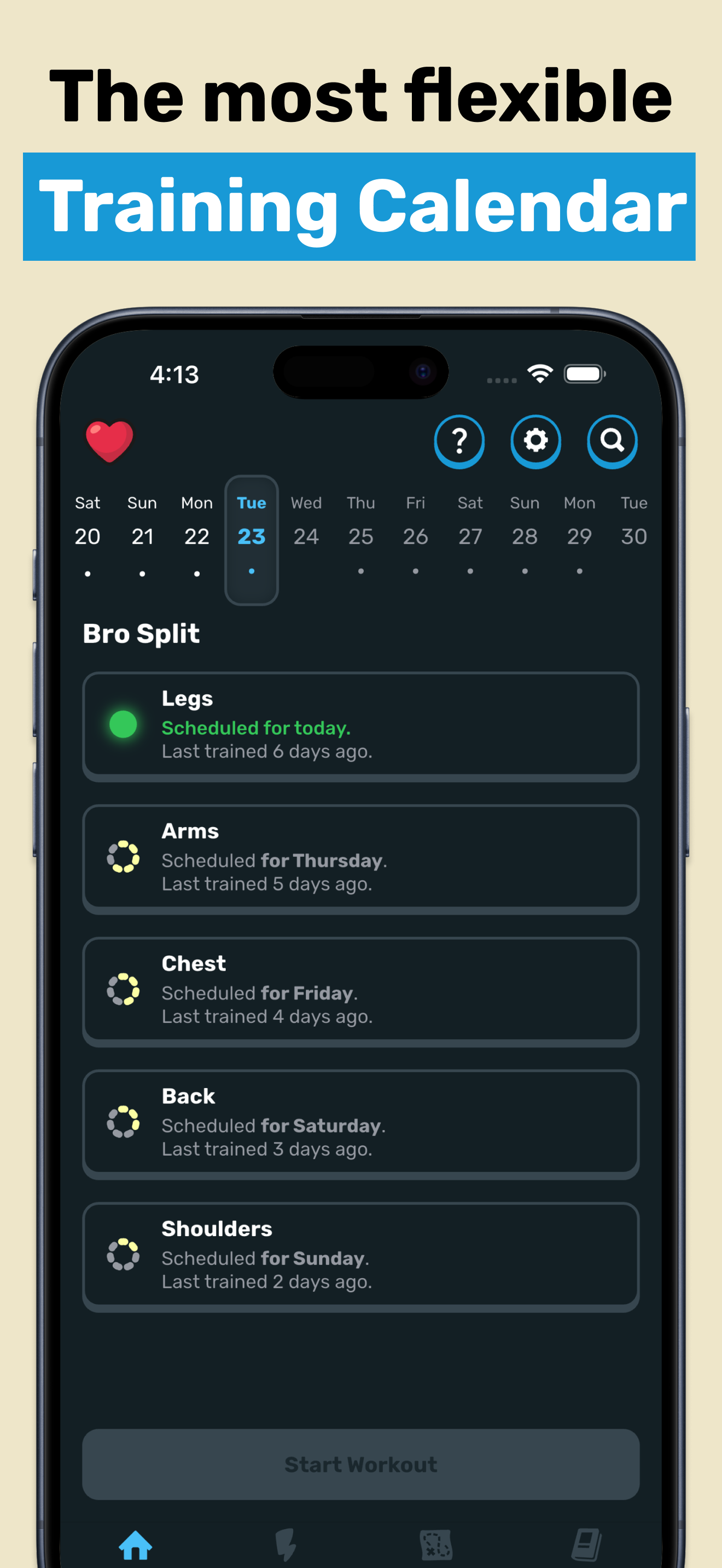 Training Arc: Hypertrophy App screenshot 4