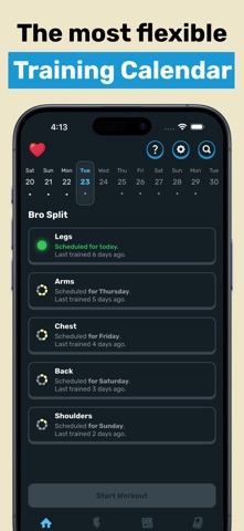 Training Arc: Hypertrophy App Screenshot 3 of 7