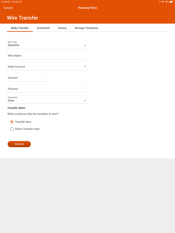 Amerant Mobile Banking iPad screenshot 5 - Finance app