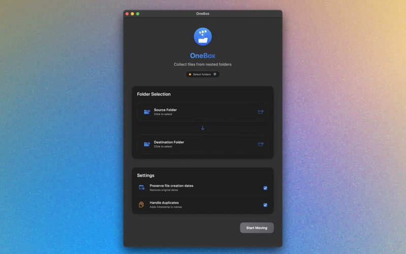 OneBox - all in one folder app screenshot