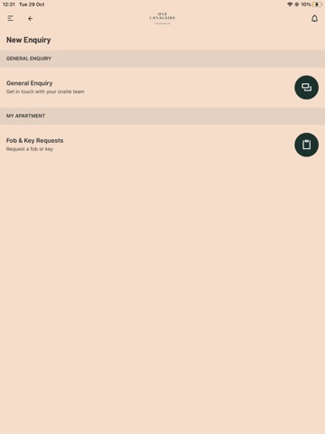 One Canalside Residents App iPad screenshot