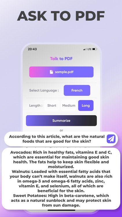 ChatPDF - AI Homework Helper