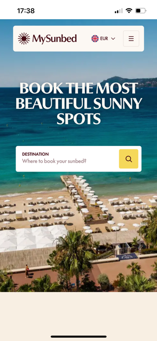MySunbed Screenshot 1 of 4