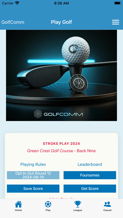 golfcomm Screenshot