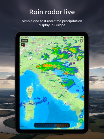 Meteoradar Europe iPad screenshot 1