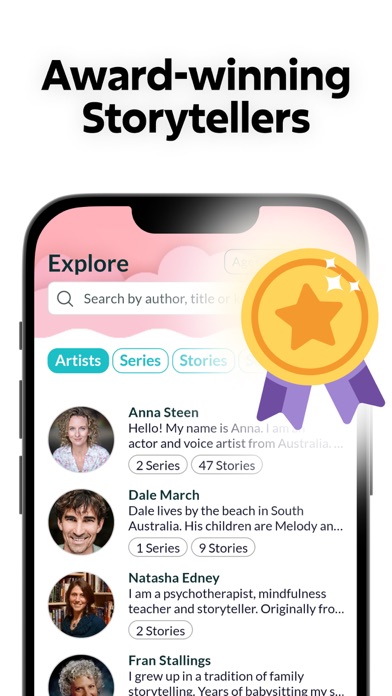 StoryNest Kids Audio Stories Screenshot