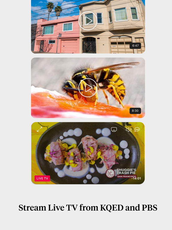 KQED: Bay Area Culture & News iPad screenshot 6 - News app