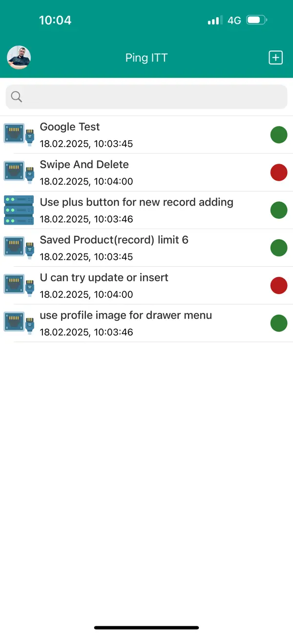 #2. Ping ITT (iOS) Podle: Fatih BAS