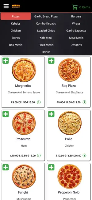 Marios Pizza Kebab screenshot 2