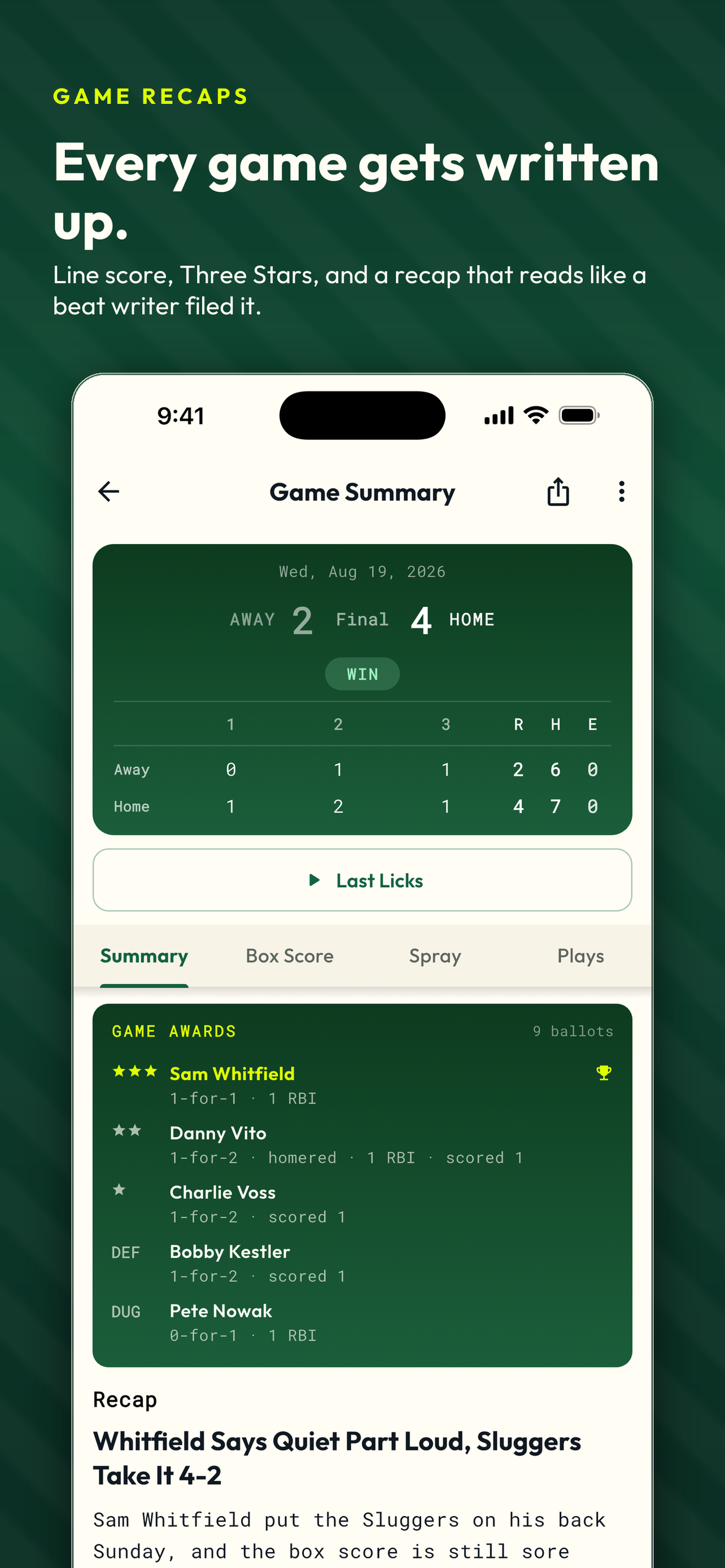 Sunday Sluggers screenshot 7