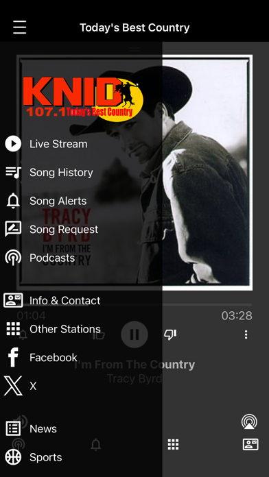 KNID 107.1 Screenshot