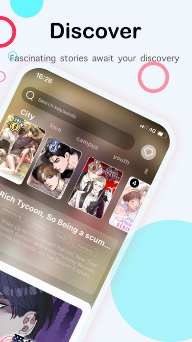 Bontoon - Manga & Comics iPhone screenshot 2 - Book app