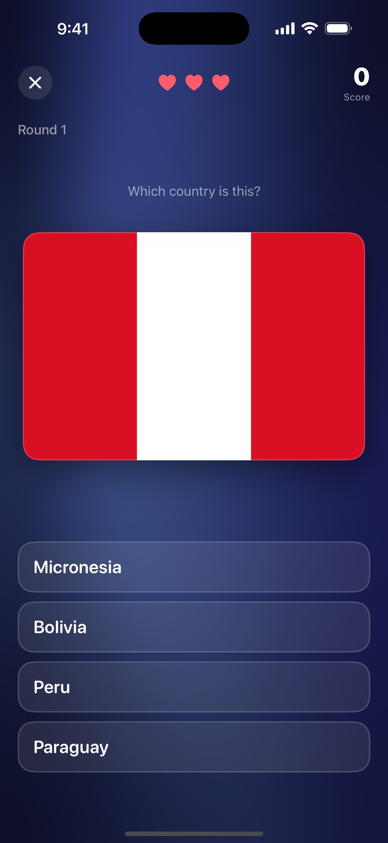 Screenshot 2 of Flag Quiz: Learn World Flags