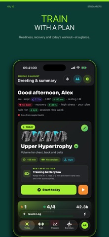 StreakReps: Gym Workout Log Screenshot 1 of 10