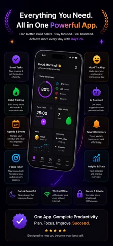DayTick: Smart Productivity Screenshot 1 of 9