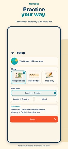 MemoCap: World Capitals screenshot 6