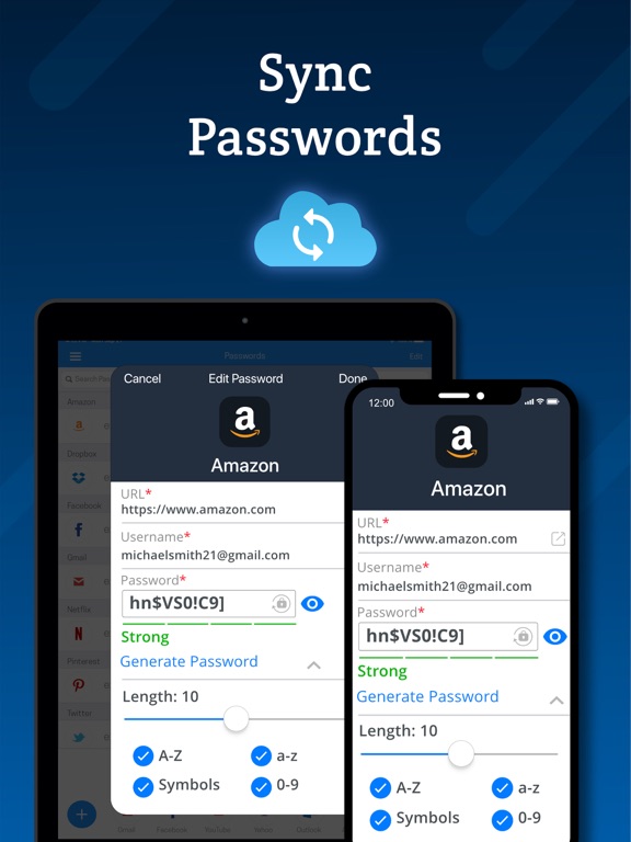 Password Manager - Secure iPad screenshot 5 - Utilities app
