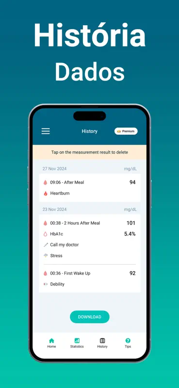 Diabetes - Glicose e Glicemia screenshot 5 of 5