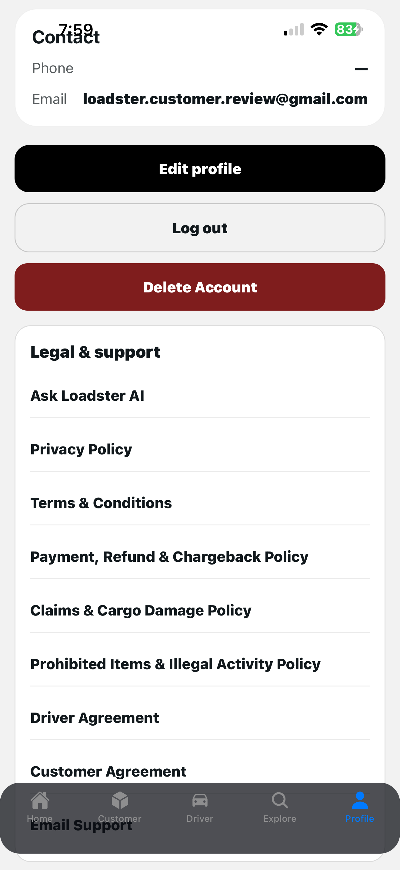 Loadster screenshot 3