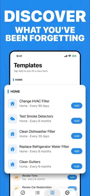 Tiny Maintenance Reminders screenshot 2