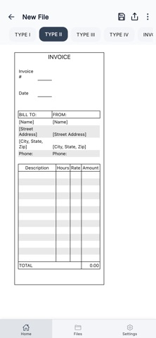Business Invoice Pro iPhone screenshot