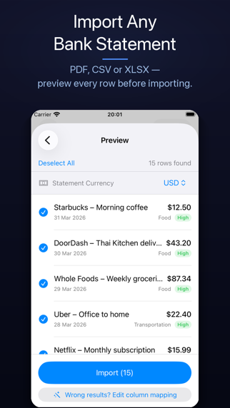 Xpense Manager: smart and easy Screenshot 2 of 5