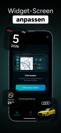 Screenshot von Car Dashboard Widgets - HiCar auf dem iPhone 2