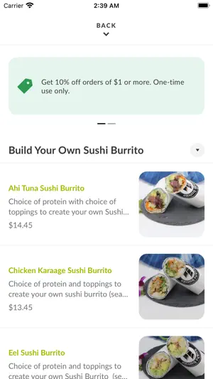 IJ Sushi Burrito_brand screenshot 3