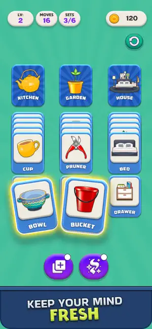 Word Pair Sort: Fun Card Games screenshot 2