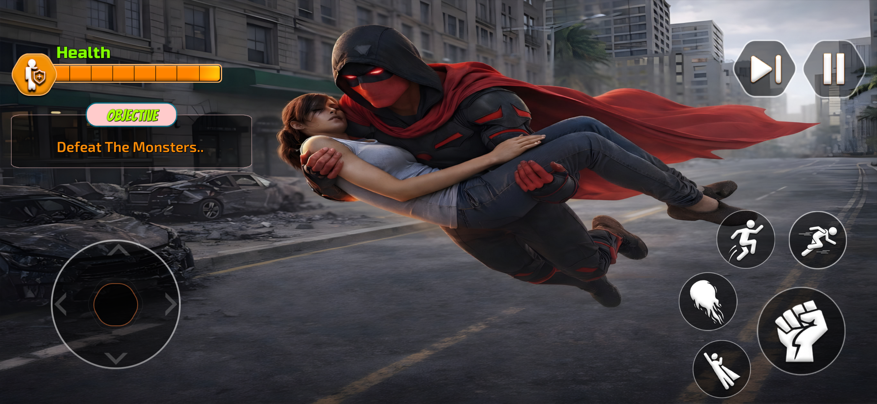 Awesome Flying Swing Hero Sim screenshot 4