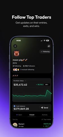 MoonRush: Social Trading screenshot