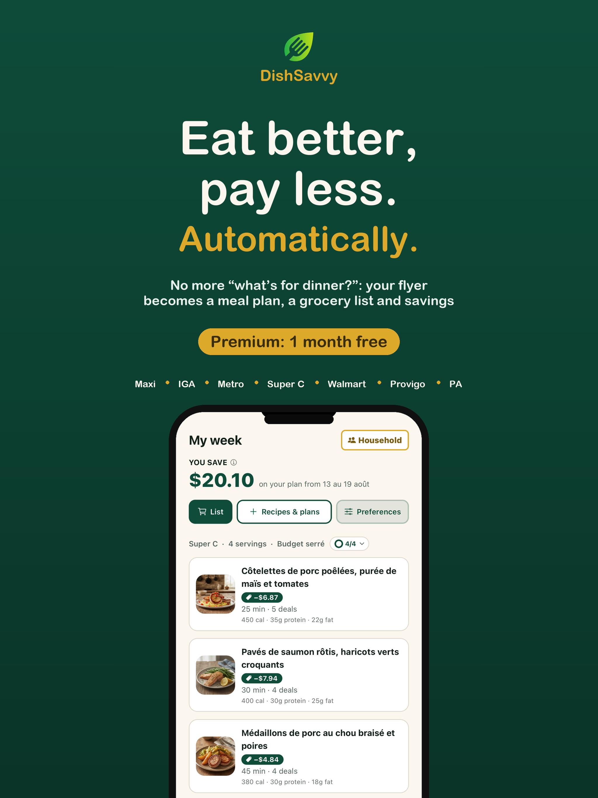 DishSavvy: Recipes & Deals screenshot 12