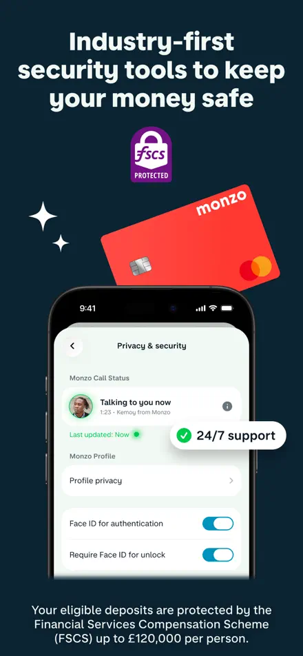 Monzo app screenshot 5