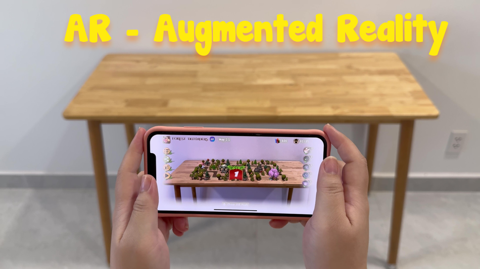 #3. Forest Defenders AR (iOS) Podle: Tai Dau
