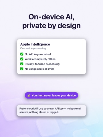 Smart Keyboard AI iPad screenshot