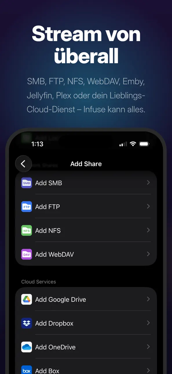Infuse Plus screenshot 5 - iOS app interface