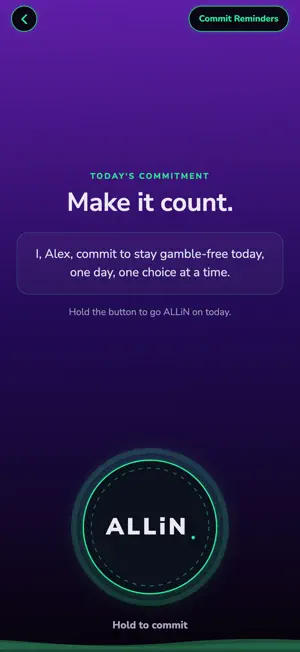 ALLiN - Quit Gambling screenshot 2
