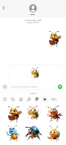 轰鸣甲虫贴纸 screenshot