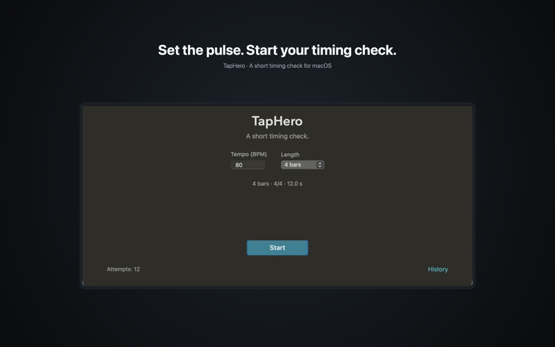 TapHero BPM screenshot 1