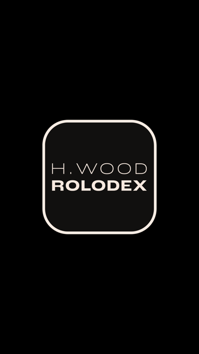 h.wood Rolodex Screenshot