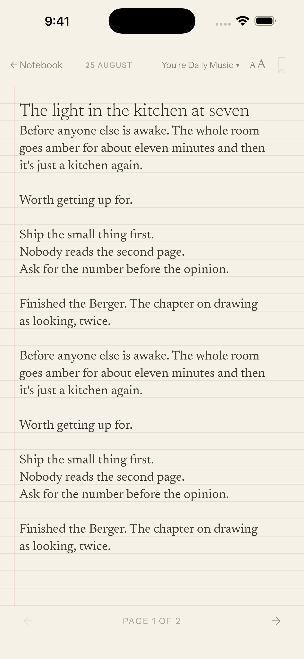 Screenshot 5 of Notebook: For Life's Notes
