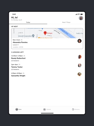 ODEC Instructor iPad screenshot