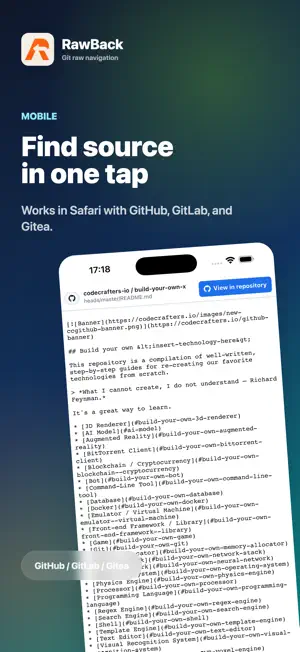 RawBack screenshot 1