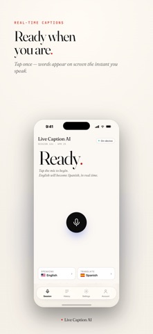 Live Caption AI screenshot