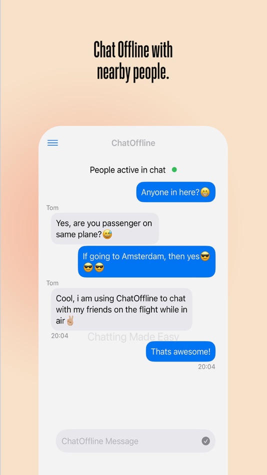 #1. Chat Offline (iOS) 由: Petter Staveland